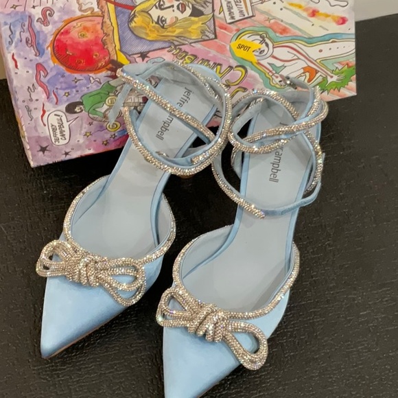 Jeffrey Campbell Apresdouze Heel in Baby Blue, Size: 9 - Picture 5 of 12